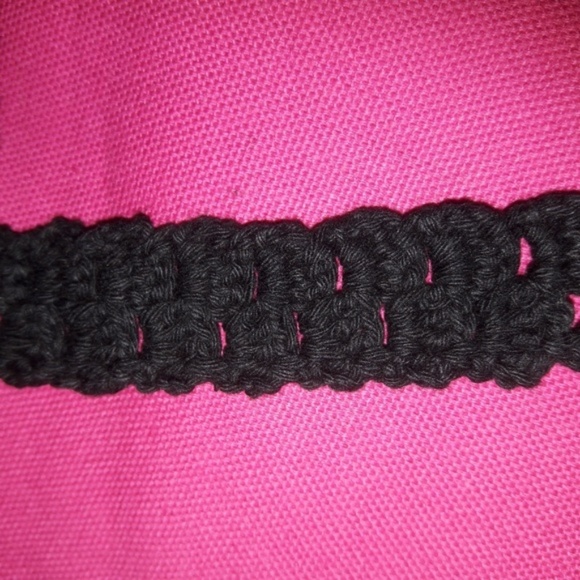 Gladiator Black Crochet Handmade Barefoot Sandals - Picture 3 of 4